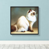 Toile Chat Birman (Insitu (Plancher de Bois))