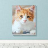 Toile Chat Brown (Insitu (Plancher de Bois))