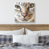 Toile Chat Brown Longhair Tabby (Insitu(Chambre))