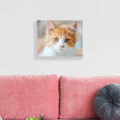 Toile chat Brown | Zazzle_Growshop. (Insitu(Salon))