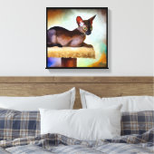Toile Chat Chausie (Insitu(Chambre))