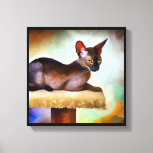 Toile Chat Chausie