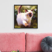 Toile Chat Colourpoint (Insitu(Salon))