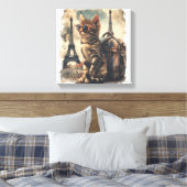 Toile Chat Compagnon de Voyage (Insitu(Chambre))