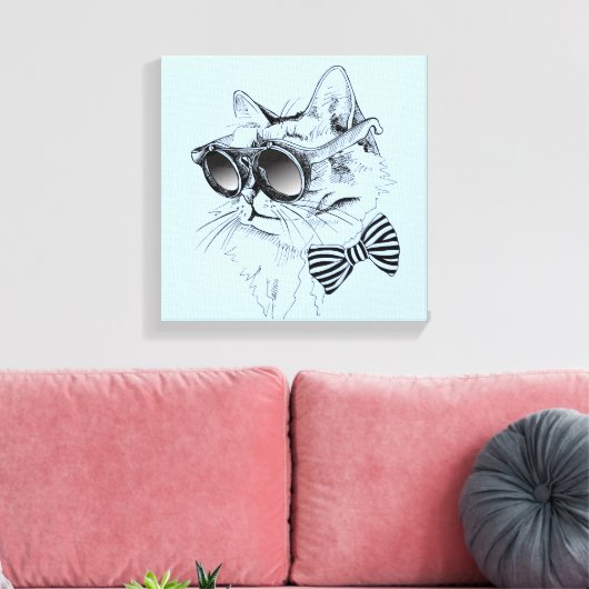 Toile Chat cool (Insitu(Salon))