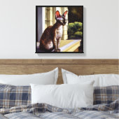 Toile Chat Cornish Rex (Insitu(Chambre))
