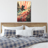 Chat curieux - Art Abstrait Vintage