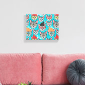 Toile Chat dans le casquette (Insitu(Salon))