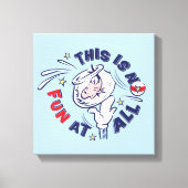 Toile Chat dans le Casquette | Ce N'Est Pas Du Tout Amus (Recto)