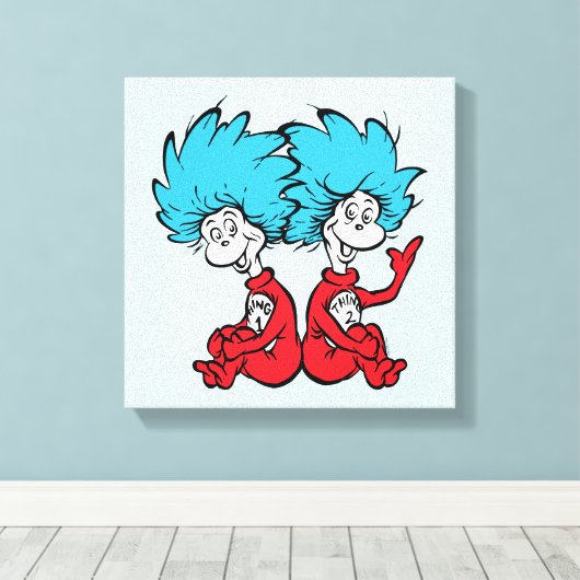 Toile Chat dans le Casquette Chose Un & Chose Deux (Insitu (Plancher de Bois))