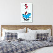 Toile Chat dans le chapeau en lecture (Insitu(Chambre))