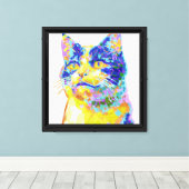 Toile Chat dans l'impressionniste Sunlight (Insitu (Plancher de Bois))