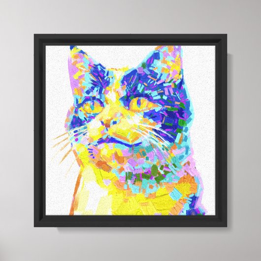 Toile Chat dans l'impressionniste Sunlight (Recto)