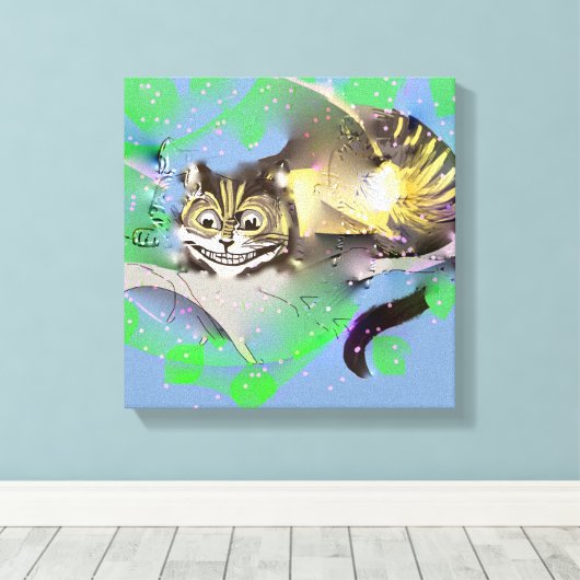Toile Chat de Cheshire (Insitu (Plancher de Bois))