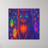 Toile Chat de Néon Sacré (Recto)