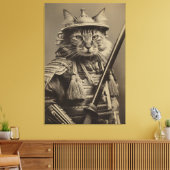 Toile Chat de Samurai (Insitu(Salon))