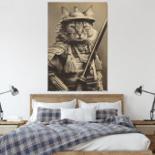 Toile Chat de Samurai (Insitu(Chambre))