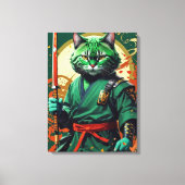 Toile Chat de Samurai (Recto)