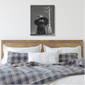 Toile Chat de sorcière simplement magique (Insitu(Chambre))