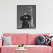 Toile Chat de sorcière simplement magique (Insitu(Salon))