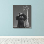 Toile Chat de sorcière simplement magique (Insitu (Plancher de Bois))