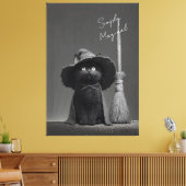 Toile Chat de sorcière simplement magique (Insitu(Salon))