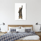 Toile Chat de table domestique debout sur deux jambes at (Insitu(Chambre))