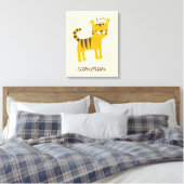 Toile Chat de tigre sauvage (Insitu(Chambre))