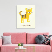 Toile Chat de tigre sauvage (Insitu(Salon))