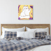 Toile Chat donnant le doigt (Insitu(Chambre))