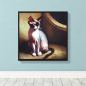 Toile Chat Donskoy (Insitu (Plancher de Bois))