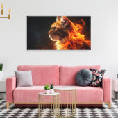 Toile Chat en feu (Insitu(Salon))
