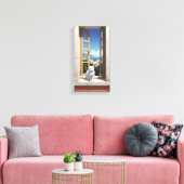 Toile Chat en Italie Canvas Wall Art (Insitu(Salon))