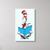 Toile Chat en lecture Casquette (Recto)