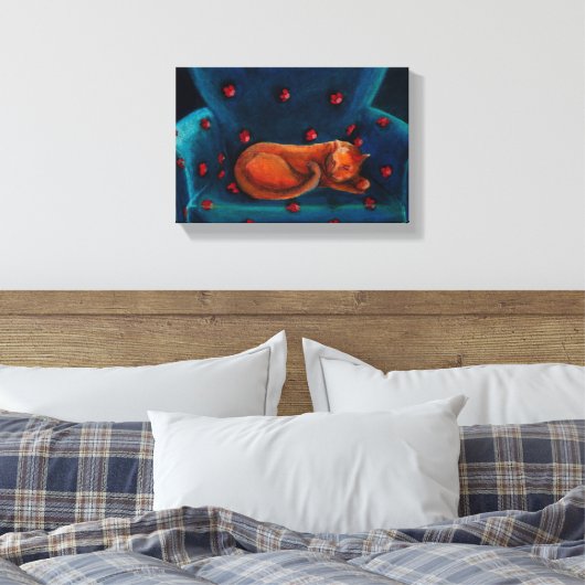 Toile Chat en repose (Insitu(Chambre))