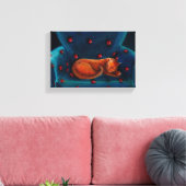 Toile Chat en repose (Insitu(Salon))