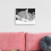 Toile Chat endormi (Insitu(Salon))