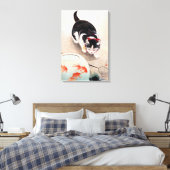 Toile Chat et bol à poissons rouges (Insitu(Chambre))