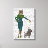 Toile Chat et caniche (Recto)