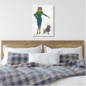 Toile Chat et caniche (Insitu(Chambre))