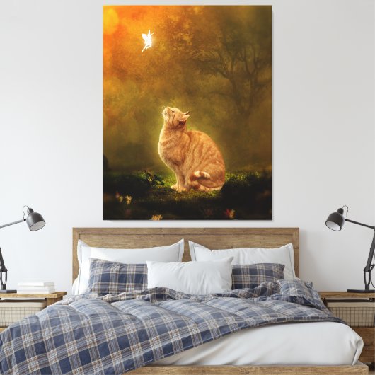 Toile Chat Et Fée (Insitu(Chambre))