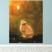 Toile Chat Et Fée (Insitu (Plancher de Bois))