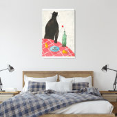 Toile Chat et poisson (Insitu(Chambre))