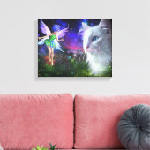 Toile Chat Fairy Encounters (Insitu(Salon))