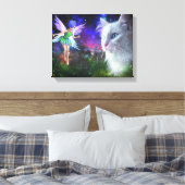 Toile Chat Fairy Encounters (Insitu(Chambre))