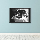 Toile Chat fantaisie (Insitu (Plancher de Bois))