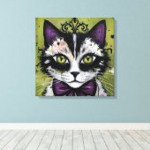 Toile Chat gothique (Insitu (Plancher de Bois))