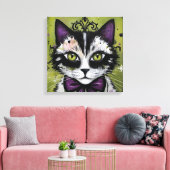 Toile Chat gothique (Insitu(Salon))