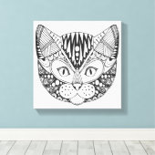 Toile Chat inspiré 6 (Insitu (Plancher de Bois))