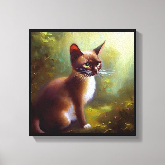 Toile Chat javanais  (Recto)